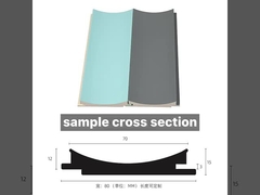 WPC แผนผนังปูนคุณภาพสูงภายใน Wpc แผนผนังไม้