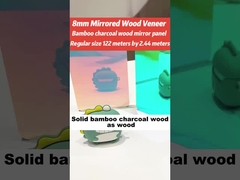 แผนผนังกระจก PVC แผนผนังถ่านไม้