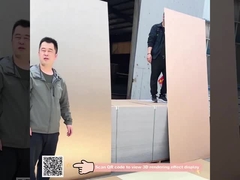 คุณภาพสูง กันไฟ แบมบึ้ง ถ่านหิน ไม้ แฟนเนอร์ภายใน แผ่นผนังไม้ยืดหยุ่น