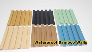 แผงผนังกระจังหน้า WPC กันน้ำ