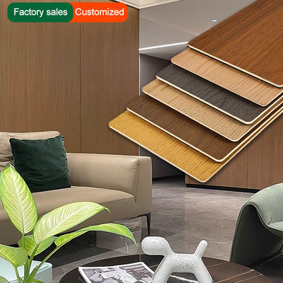 5mm Wood Grain PVC Wall Board Flexible Bamboo Charcoal Decorative Wall Panel
