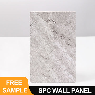 SPC Wall Panel 600*2440*4mm Waterproof And Flame Retardant WPC Wall Panel PVC Marble Sheet Veneer Coating Interior Decorative Panel For Bathroom Seamless Wall Board