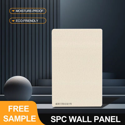 Durable Bevel Edge SPC Wall Panel Anti-Slip Stone Plastic Composite Eco-Friendly Marble Crystal Board Toilet Wall Panel