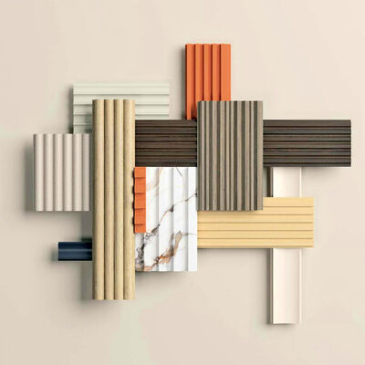 Interior Decoration Environmentally Friendly Flame-resistant Board WPC Grating Panel