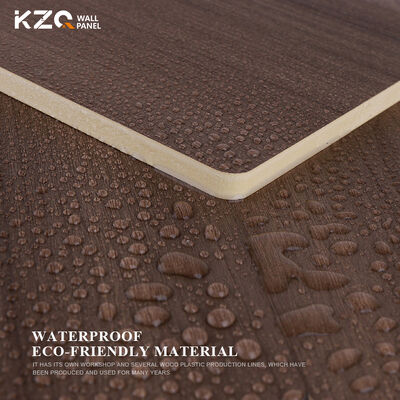 Factory Customized Environmentally Friendly Wood Grain Bamboo Fiber Wall Panel