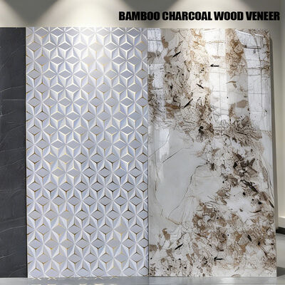Bamboo Wood Marble PVC Wall Panels Easy Insulation Board Bamboo Fiber Wall Panel