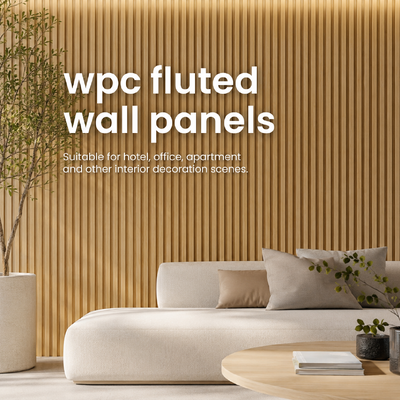 Moisture-Proof and Fireproof WPC Wall Panel eco-friendly For Indoor Decoration Board