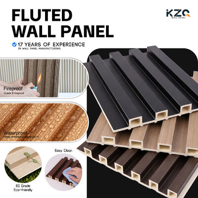 OEM Supported Solid Color Wall Panel WPC Wall Panel for Apartment Bedroom Decoration