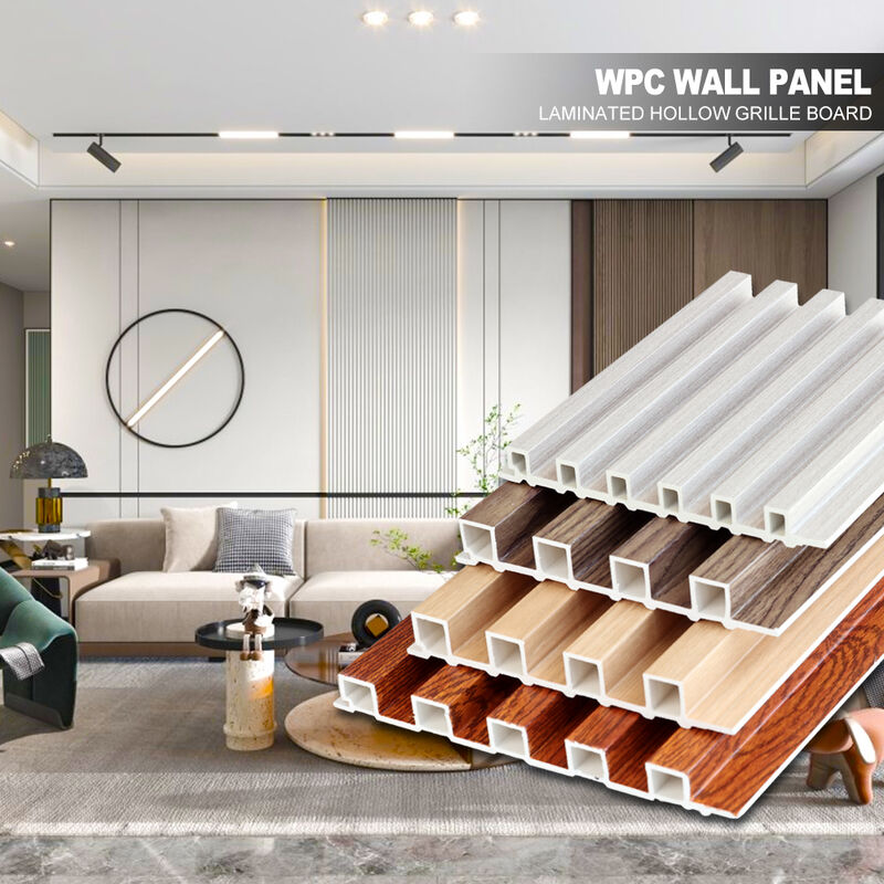 Building Material Multi-Style WPC Wall Panel For Living Room Interior Wall Cladding
