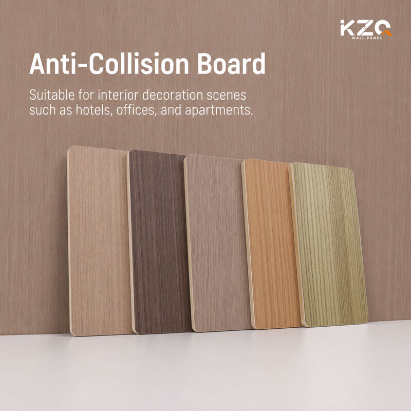 Waterproof Anti-Collision Bamboo Charcoal Wall Panel for Villa Luxury Interior Decoration