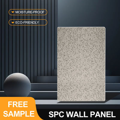 แผนผนัง SPC 600*2440*4mm หินกันน้ํา พลาสติก สะอาดต่อสิ่งแวดล้อม แผ่นมะพร้าวไร้รอย ผนังผนังอินทิกรีท ตกแต่งภายในห้องน้ําโรงแรม