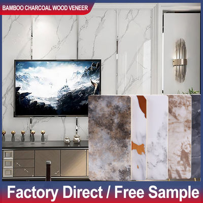 โปรโมชั่นพิเศษ 1220*2440*5/8 มิลลิเมตร กันไฟ ไม้หินหินหินหิน PVC ปานผนัง สะอาดต่อสิ่งแวดล้อม ปานผนังสําหรับผิวเพดาน