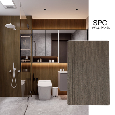 แผงผนัง SPC ลดราคาพิเศษ 600*2440 มม. กันน้ำและกันความชื้น แผงผนังห้องน้ำสำหรับโรงแรม