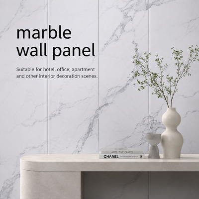 PET MARBLE PANEL สายใยไม้แบมบู สําหรับแผ่นผนังภายใน