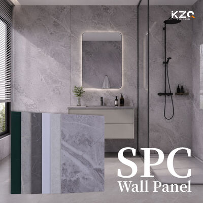 สินค้าใหม่ไอเดีย แผ่นผนังผสมพลาสติกหิน SPC แผ่นผนังสําหรับโรงแรม